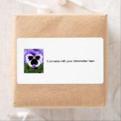 aangepast label - Blue White & Paars Pansy (Insitu)