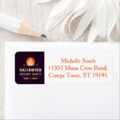 Aangepast label voor aangepaste halloween (Insitu)