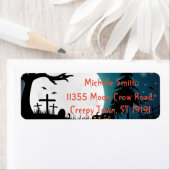 Aangepast label voor aangepaste halloween (Insitu)