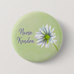 Aangepast label voor naam wasdroger ronde button 5,7 cm