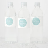 Aangepast label voor waterfles waterfles etiket (Flessen)