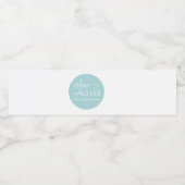 Aangepast label voor waterfles waterfles etiket (Enkel label)