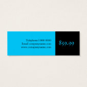 Aangepast - LABELS VERPAKKEN & OPHANGEN Mini Visitekaartjes (Achterkant)