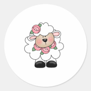 AANGEPAST LAMBROSESE RONDE STICKER