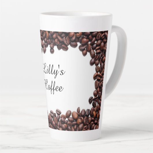 Aangepast Latte Mok (Rechterhoek)