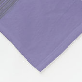 Aangepast lavenderpatroon fleece deken (Hoek)