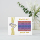 Aangepast Lemon Lemon-lint opslaan Briefkaart Datu (Staand voorkant)