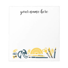 Aangepast lesblok notitieblok