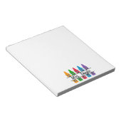 Aangepast lesblok notitieblok (Schuin)