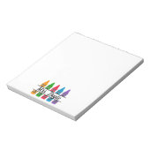 Aangepast lesblok notitieblok (Gedraaid)