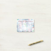 Aangepast leuk en grappig vakantie-sneeuwmannenpat post-it® notes (Op bureau)