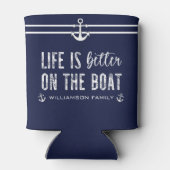 Aangepast Leven is beter op de boot | Boot Leven Blikjeskoeler (Achterkant)