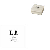 Aangepast levendig professioneel 	rubberstempel (Gestempeld)