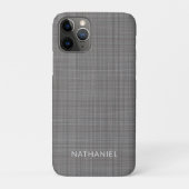 Aangepast licht Middeldonkergrijs donkergrijs gekl Case-Mate iPhone Case (Achterkant)