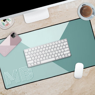 Aangepast licht Seafoam Mint Blauwgroen Jade Green Bureaumat