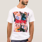 Aangepast liefdesgefilterd afbeelding x4 T-shirt (Voorkant)