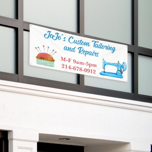 Aangepast lijnwerk spandoek (Buitenkant Gebouw)