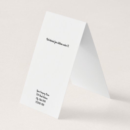 Aangepast Lijst dat Kaarten voor juwelenweergave (Achterkant)