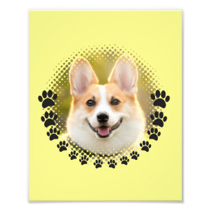 Aangepast Lijst hondenportret Foto Afdruk