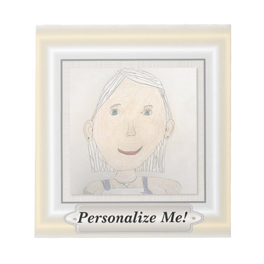 Aangepast Lijst om je kunst of foto toe te voegen Notitieblok (Voorkant)