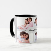 Aangepast Lijst voor Collage Rectangle Foto's uit  Mok (Voorkant links)