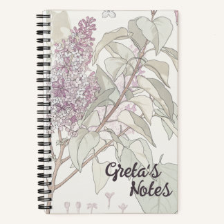 Aangepast Lila Notitieboek