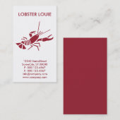 aangepast lobbybedrijf visitekaartje (Voorkant / Achterkant)