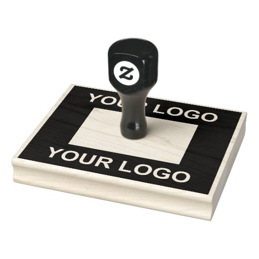 Aangepast logo afbeelding Groot Rubberstempel (Stempel)