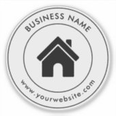 Aangepast Logo Afbeelding Veelzijdig contour Sticker (Voorkant)