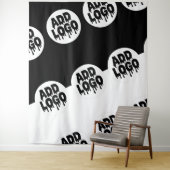 Aangepast logo-afbeeldingen  wandkleed (In situ)