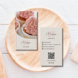 Aangepast Logo Bakkerij QR Visitekaartje
