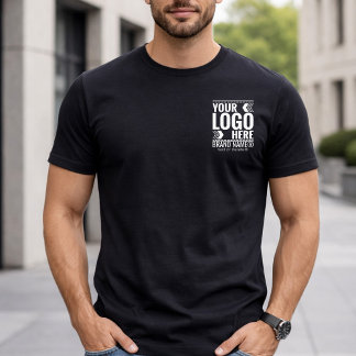 Aangepast logo, bedrijfs- of merklogo gepersonalis t-shirt