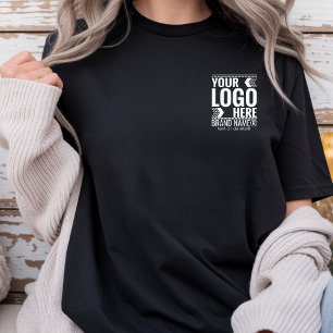 Aangepast logo, bedrijfs- of merklogo gepersonalis t-shirt