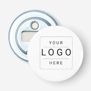 Aangepast logo button flesopener