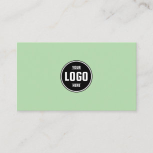 Aangepast Logo Cirkel Modern Minimalistisch Zwart Visitekaartje