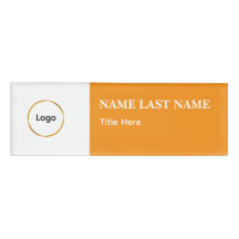 Aangepast logo Elegante Stofblauwe Witte Magneet