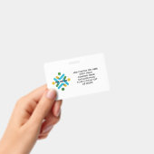 Aangepast logo en aangepaste tekst Bedrijfs evenem Badge (Handheld)