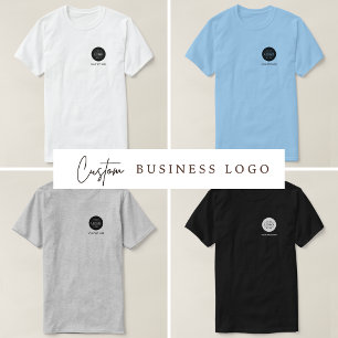 Aangepast logo en tekst Zakelijk T-shirt