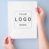 Aangepast logo flyer (Hand)