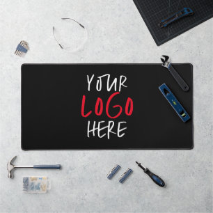 Aangepast logo gepersonaliseerd bedrijfsmerk bureaumat