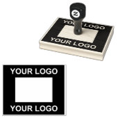 Aangepast logo grote afbeelding 	rubberstempel (Gestempeld)