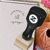 Aangepast logo Handgemaakt door Rubberstempel