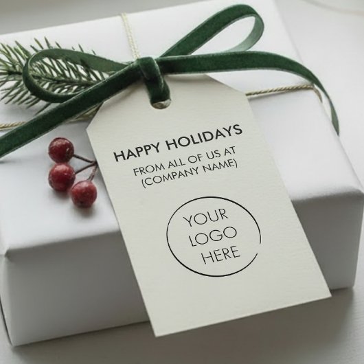 Aangepast Logo Hang Label, Vakantiegangmarketing Cadeaulabel