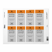 Aangepast logo iets speciaals voor naamplaat label (Full Sheet)