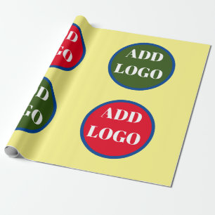 Aangepast logo inpakpapier, vervangende logo cadeaupapier