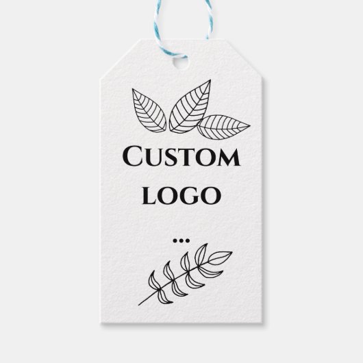 Aangepast logo label, vervanging je logo cadeaulabel (Voorkant)