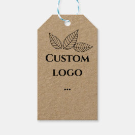 Aangepast logo label, vervanging je logo cadeaulabel