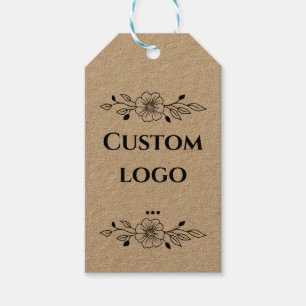 Aangepast logo label, vervanging je logo cadeaulabel