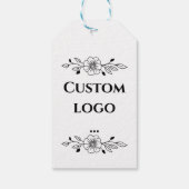 Aangepast logo label, vervanging je logo cadeaulabel (Achterkant)