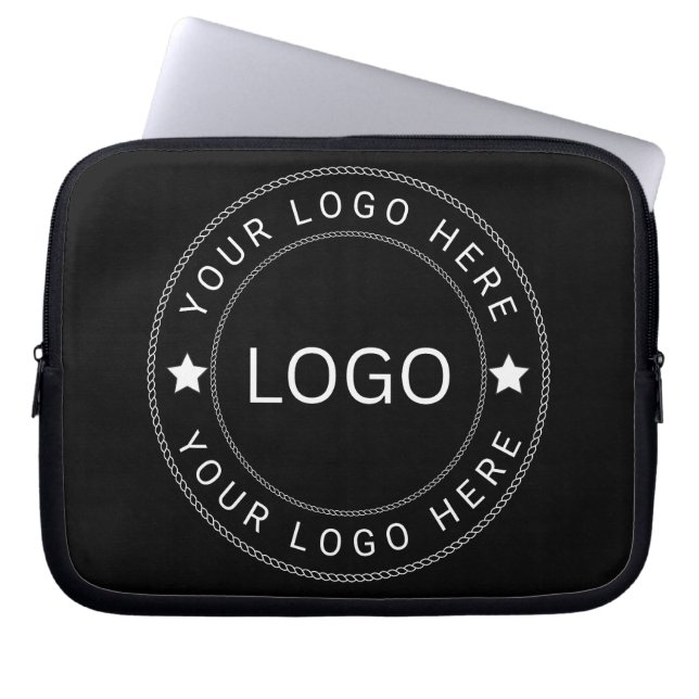 Aangepast logo  laptop sleeve (Voorkant)